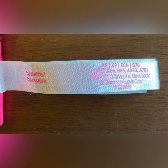 Victoria’s Secret Bright Pink Ribbed Padded  Women’s Bralette XS - Picture 8 of 8